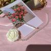 Pendant Necklaces Artificial Pearl Flower Choker Women Girls Chain Necklaces