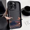Sunset Peak Personalized phone case iphone16pro For iPhone 16 15 Pro Max 16E 14 13 12 11 16Plus Silicone Soft Shell