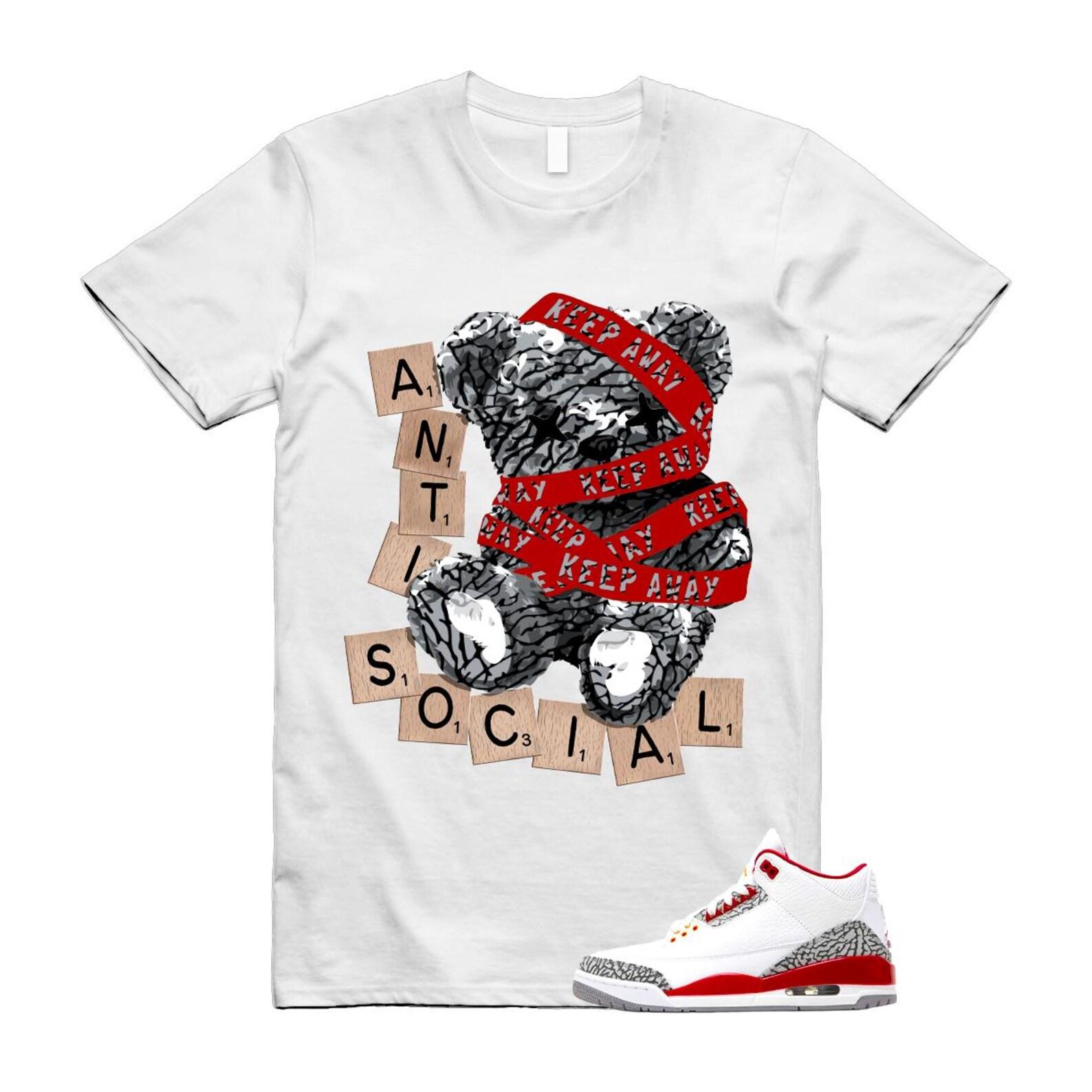 3 Cardinal Red White Cement Grey Light Curry T Shirt Match ANTI 2XL