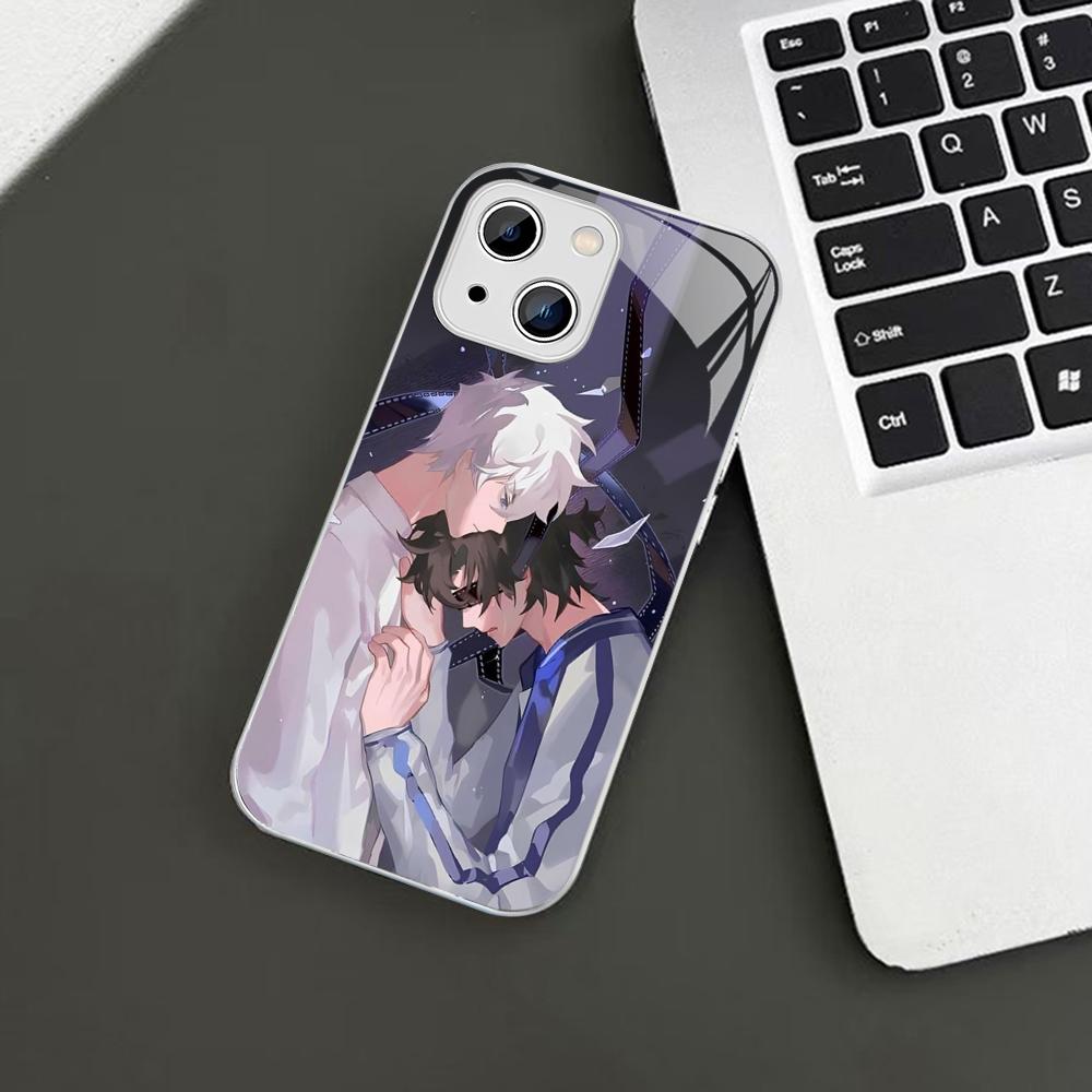 Anime Link Click Time Agent Phone Case For iPhone 14 13 12 Mini 11 Pro XS Max X XR 14 Plus Tempered Glass Cover