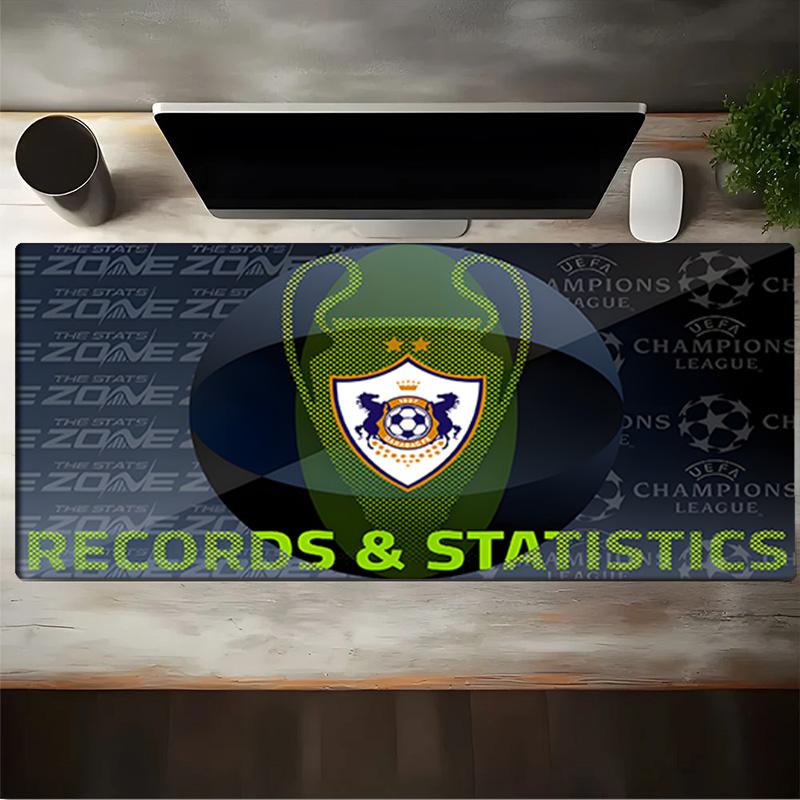 Soccer Team Qarabag Design Mouse Pad, Gaming Mouse Pad, Keyboard Pad, Desk Decor for Computer Notebook Fan Gift Birthday Gift