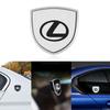 Auto Styling 3D Metall Emblem Karosserie Fenster Aufkleber Decal Für F-SPORT ES RX NX LS UX LM LX GX LC RZ IS CT GS RC HS SC TX