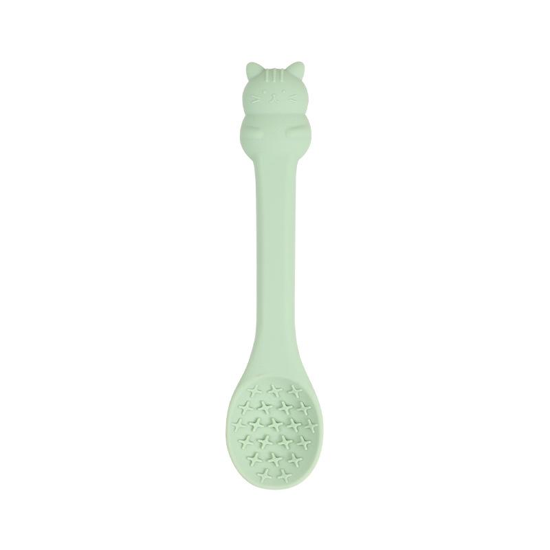 New Silicone Pet Puppy Feeding Spoon Silicone Pup Slow Food Medicine Spoon Pet Cat Slow Food Silicone Spoon