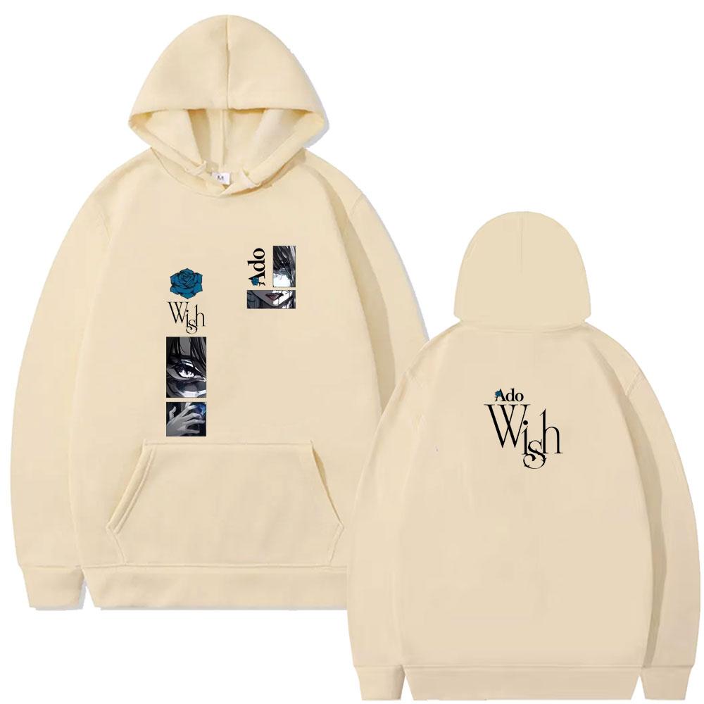 Singer Ado Kyougen Graphic Hoodie World Tour Hibana Merch Hooded Sweatshirt Men's Women's Fashion Japanese Style