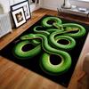 Multiple sizes Green snakes intertwined Carpet for Living Room Bedroom Sofa Home Decor Rus Non-slip Floor Mat Luxury Gift
