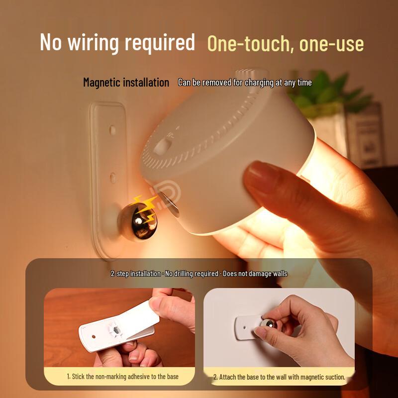 Magnetic Rechargeable Bedside Reading Lamp