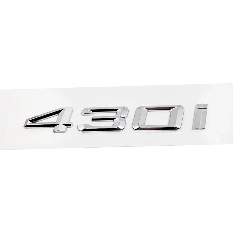 ABS Samochód Tylny Bagażnik Litery Logo Odznaka Emblemat Naklejka Dla BMW Seria 4 420i 425i 428i 430i 435i 440i 450i F30 F32 F33 F36 G26 G22