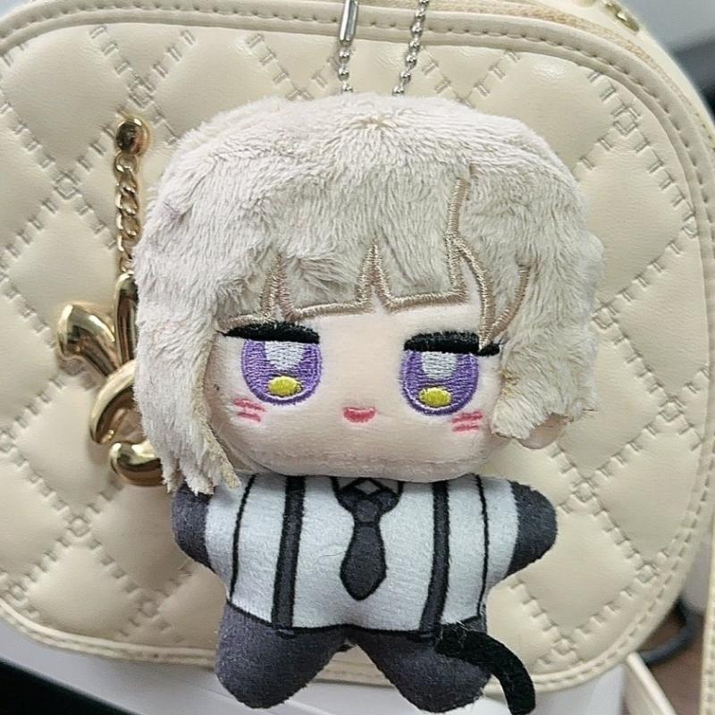 Anime Prototype Bungo Stray Dogs Cute Plush Doll Keychain Cartoon Peripheral Stuffed Animals Toy Gifts Cuddly Fluffy Huggable Kawaii Comfort Adorable