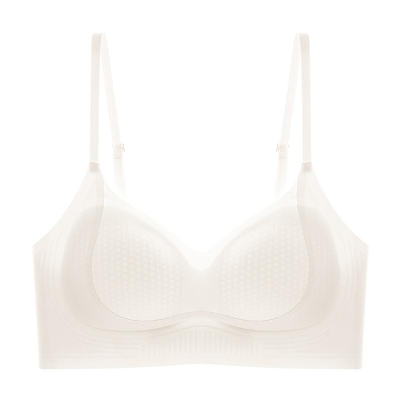 Liquid foundation skin seamless underwear women's small breasts gather without steel ring beauty back cover fixed cup bra