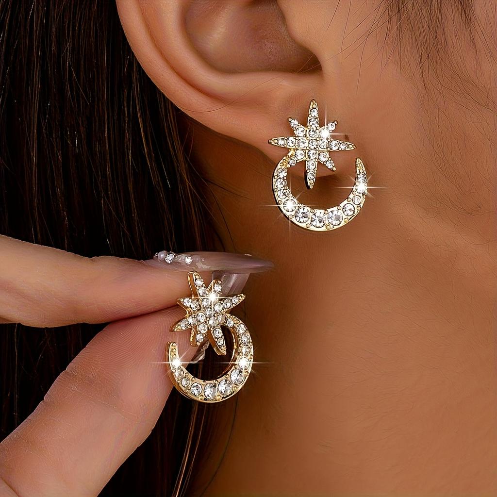 Minimalist Star Earrings - Exquisite Small Studs for Women, Simple & Elegant Daily Jewelry, Perfect for Commuting & Office Wear