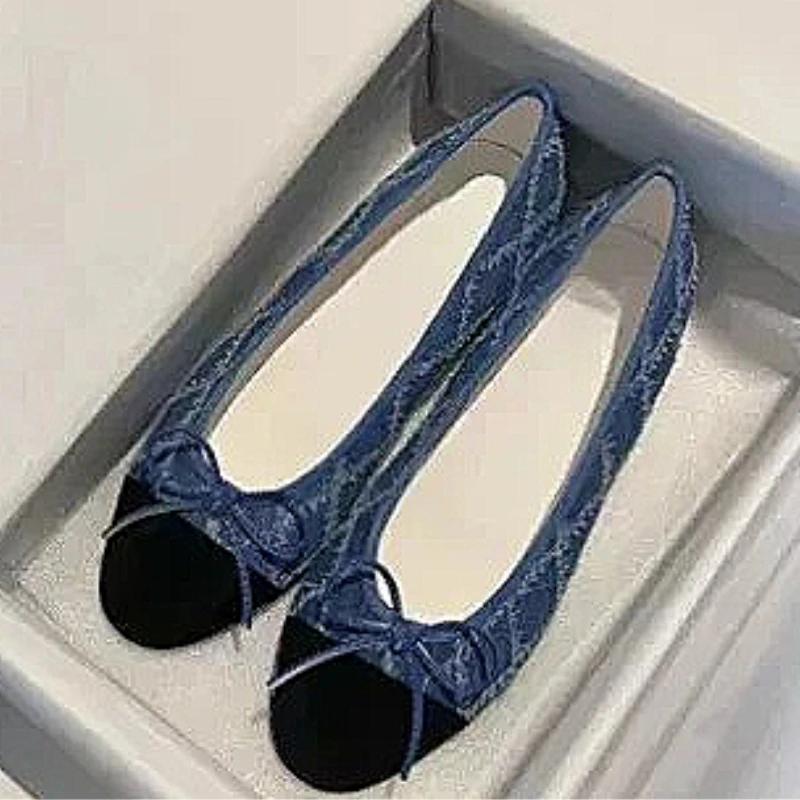 Mode Damen Schuhe 2025 Neue Damen Einzel Schuhe mit runder Spitze