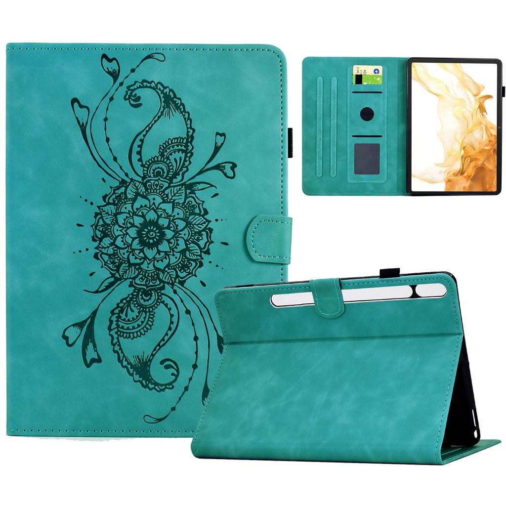 Pentru Samsung Galaxy Tab S8 X700 X706/Tab S7 T870 T875 Huse Piele Imprimată cu Mandala Husă Tabletă cu Sloturi pentru Carduri