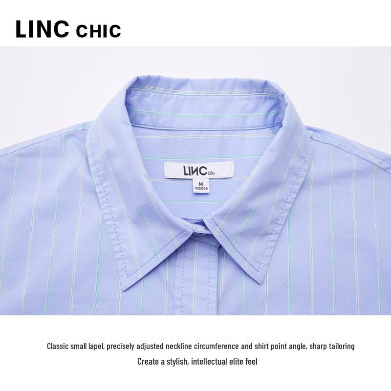 Women's Vertical Striped Long-Sleeve Shirt