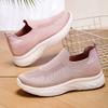 Shoes Women's Versatile Summer New Women's Shoes Soft Sole Not Tired Feet Comfortable Breathable Running Shoes Flying Woven Breathable Sports Shoes