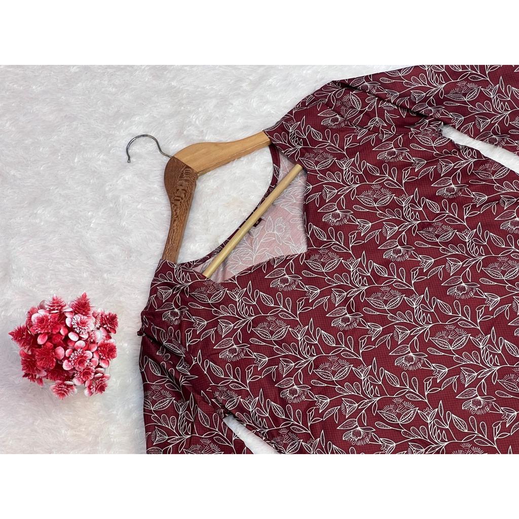 Beautiful Maslin Designer Kurti Set Indian Pakistani Top Tunic Short Kurti Set