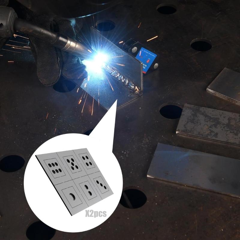 2Pcs Welding Practice Steel Plates Neat Edges Smooth Side For Novice Skill Development Block And Shape Assembly