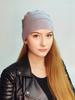 Celestyna Grey Cap Simple Sporty Turban Also After Chemotherapy