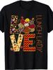 Funny Thanksgiving Turkey Lunch Lady Graphic T-Shirt Retro U Size L & XL T-Shirt