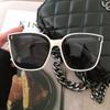 3PCS Women's SunGlasses Large Frame Glasses Fashion Sunglasses Superstar Style Retro Vintage Korean style