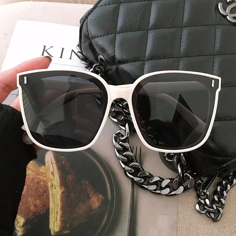 3PCS Women's SunGlasses Large Frame Glasses Fashion Sunglasses Superstar Style Retro Vintage Korean style