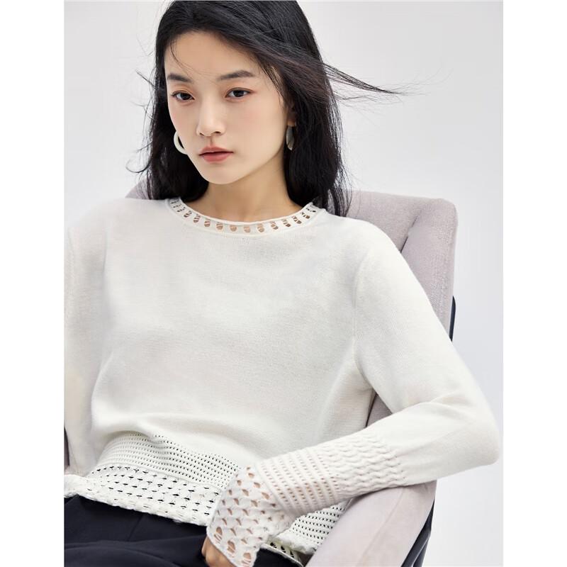 Giordano Women's Textured Loose-Fit Knit Sweater