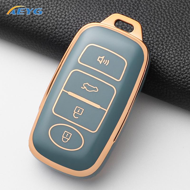 New Soft Tpu Car Key Case Cover For Perodua Yaris Ativ Raize Veloz Avanza Rush Daihatsu For Toyota Holder Fob Accessories
