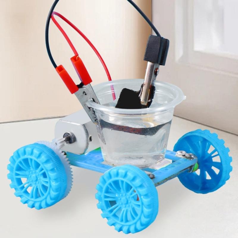 Saltwater Power Generation Vehicle Experiment Set Hands On Assembly Toy Kids Learning Toy for School Classroom Teaching