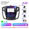 8Core 2 Din Android 12 Car Radio for Ford Focus 3 Mk 3 2011 2012 - 2019 Multimedia Video Player 2Din Carplay Auto Stereo DVD