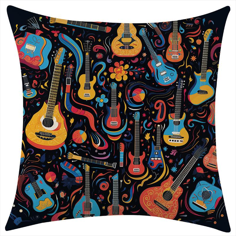 New Abstract Art Series Linen Pillowcase Car Sofa Lumbar Pillow Cushion