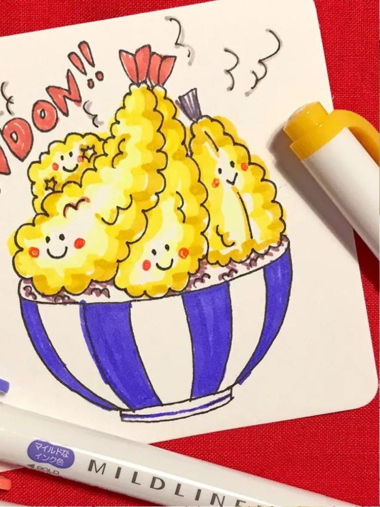 New Japanese Zebra Fluorescent Double-Ended Pens - Gentle Light Color Series for Students & Planners