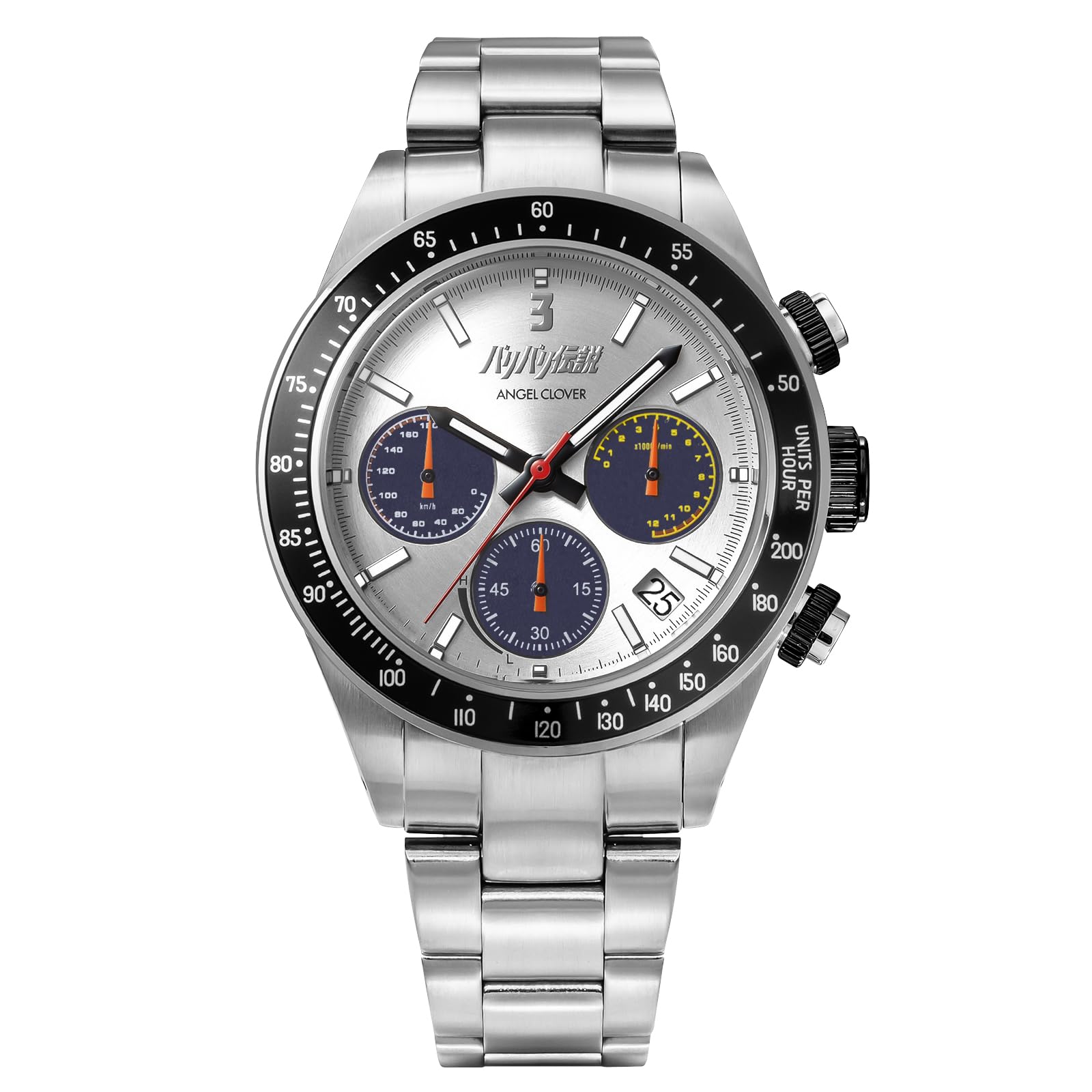 

Bari Bari Densetsu Collaboration Watch Sei Hideyoshi SUZUKI GSX750S Model Solar 10 ATM Water Mineral Gray Dial BA40HI [AngelClover] - - - Powered, сірий колір