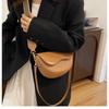 Retro Minimalist Saddle Bag for Women 2026 New Fashion Wide Strap Shoulder Crossbody Purse CLE