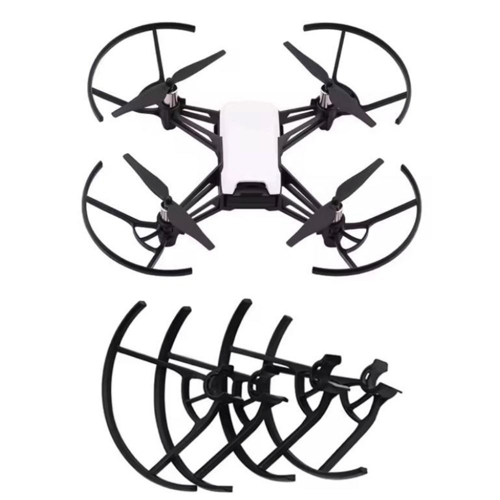 Plastic Propeller Guard Protector Black Quadcopter Prop Bumper for DJI Tello Drone