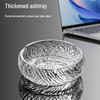 High-End Glass Ashtray for Home, Office & Car - Stylish & Creative Design