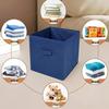 Universal Lidless Foldable Storage Box for Clothes & Toys - Non-Woven Fabric Organizer