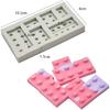 3pcs Building Bricks Robots Silicone Molds for DIY Fondant Candy Making Tools Chocolate Mold Desserts Ice Cube Gum Clay Biscuit Plaster Resin Cupcake