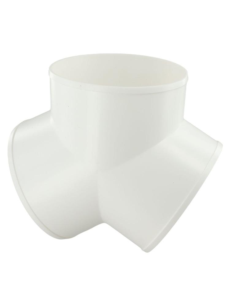 Airflow Distribution Splitter Ducting Splitter Connector Airtight Fit Efficient Ducting Splitter Solid Plastic Ducting