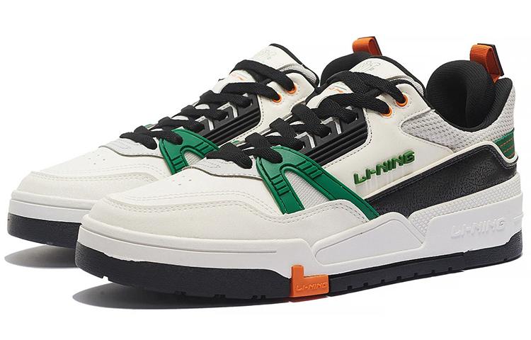 Li Ning 001 BTC Textile, Synthetic Leather Cushioning Slip Resistant Abrasion Resistant Low Top Sports Casual Shoes AGCS103-4