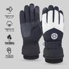Unisex vinterskidhandskar: Vindtät, Vattentät, Fleecefodrad, Pekskärmskompatibel för Cykling eller Utomhusaktiviteter