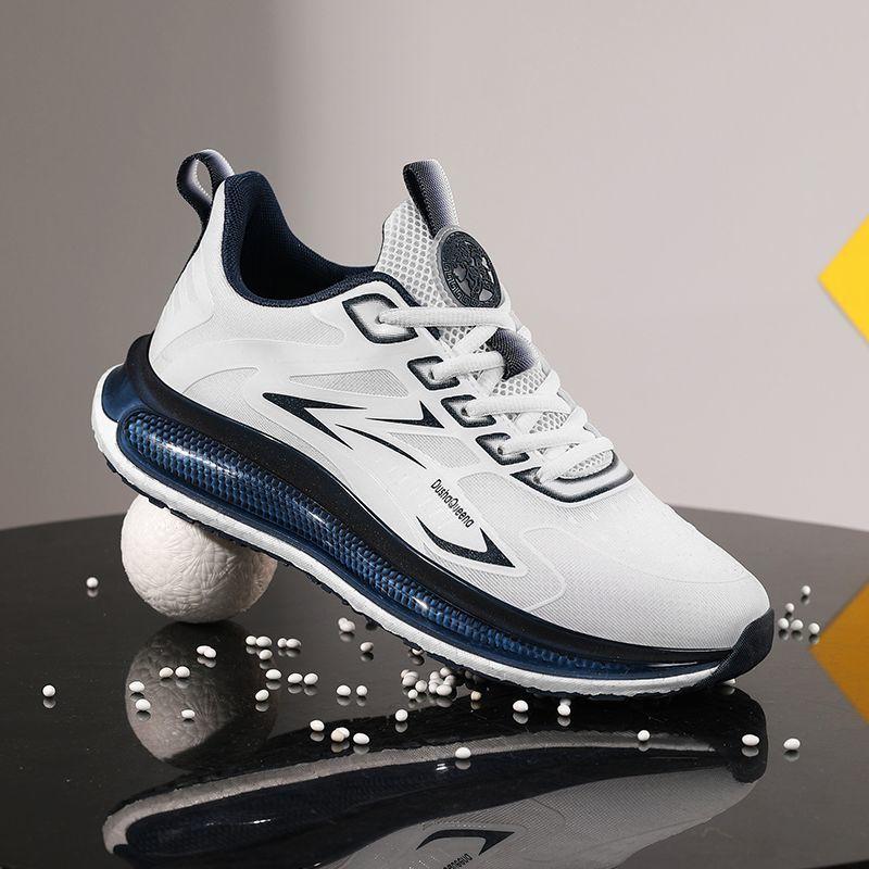 Fashion Cushioned Insole Male Sports Shoes Mesh Upper Outdoor Black Size 9 Stylish Original Deals Walking Wide Gym Men's Casual Sneakers