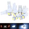 10Pcs White T10 Wedge 5-Smd 5050 5W5 Led License Plate Bulbs Indicator Light