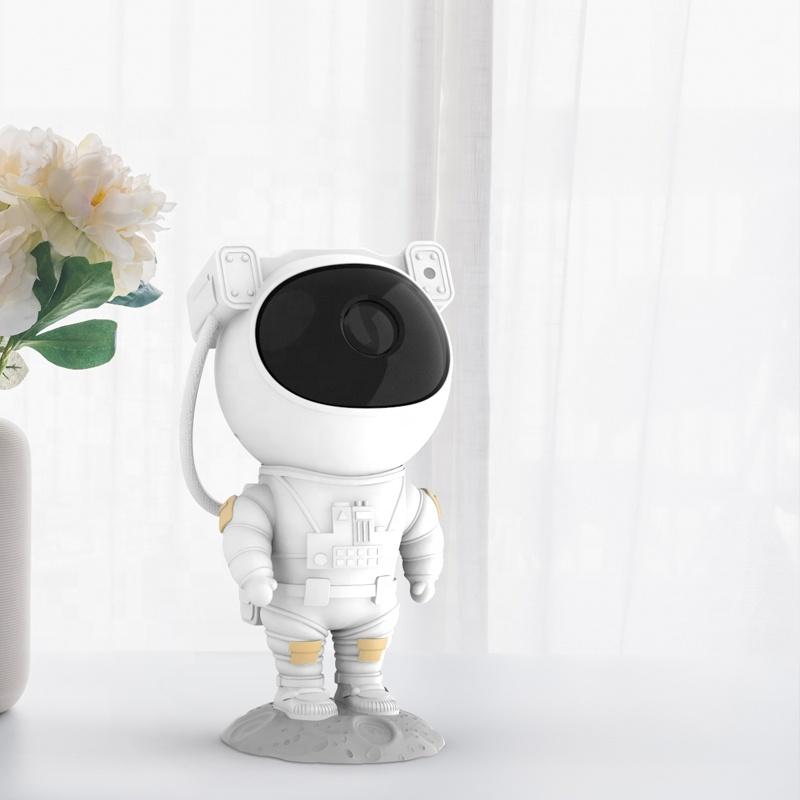 Smart Toy 360-Degree LED Star Projector Modern Astronaut-Shaped Night Light for Kids