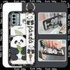 Cute Shockproof Phone Case For Nokia G22 Dirt-resistant Anti-knock Wrist Strap Ring Protective Back Cover Waterproof