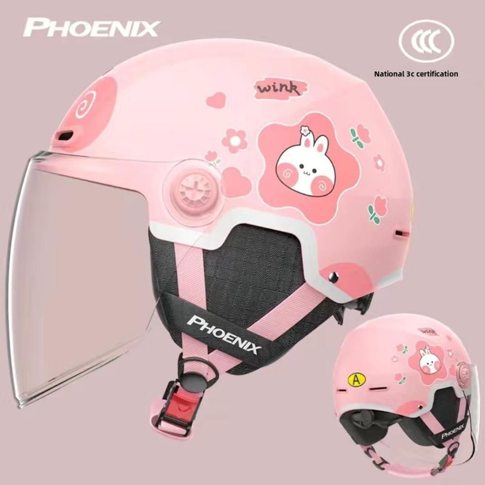 Children's Electric Car Helmet Motorcycle Helmet Cartoon Half Helmet Summer Helmet Four Seasons Helmet
