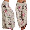 European and American Digital Print Wide Leg Harem Pants - 2020 Collection