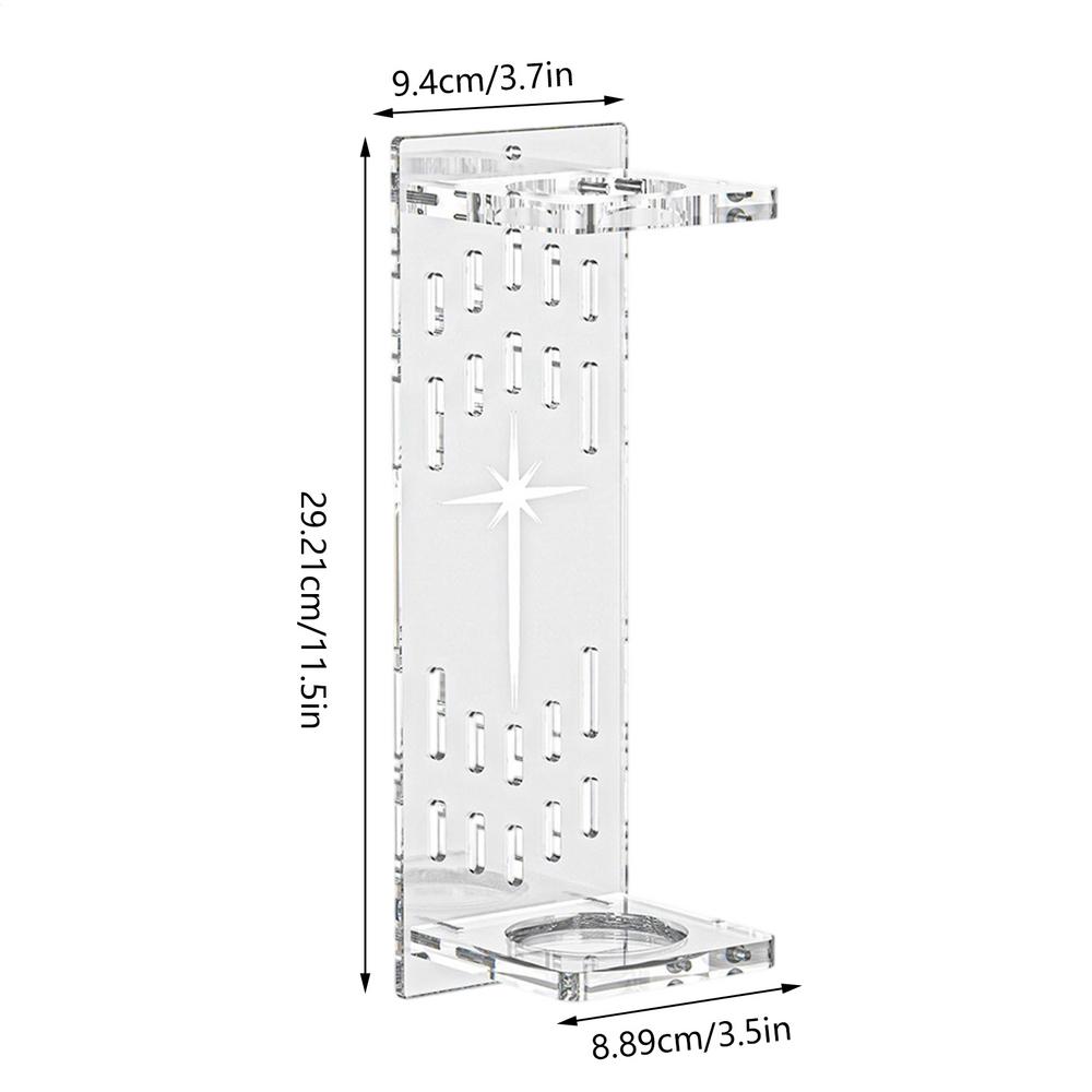 Acryl Klar Lichtschwert Ständer Vertikal Acryl Sammlerstück Organizer Wandhalterung Lagerregal Für Lichtschwert Display Ständer