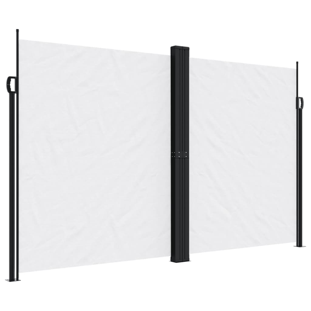 Retractable Side Awning White 200 X 600 Cm