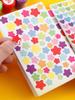 6pcs/12pcs/18pcs Children Stationery Random Color Star Stickers, Handmade DIY Photo Album Decoration Accessories Planner Sticker Back To School