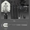 Survival Camping Shovel Folding Gear, Multifunctional Outdoor