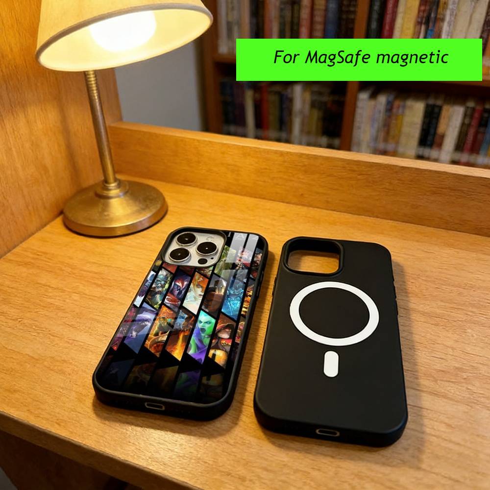 Dota 2 Handyhülle Für iPhone17,16,15,14,13,12,11 Plus,Pro Magnetisch Für Magsafe Kabelloses Laden